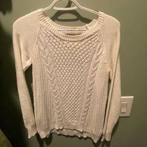 SO brand white detailed sweater
